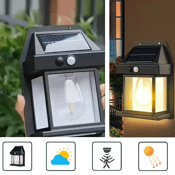 WLAMP, Lumină solară exterioară cu senzor de mișcare - video