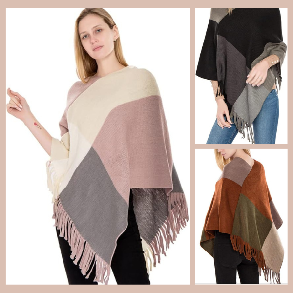 WLSHAWL-RDE, Șal din lână multicolor - Image 7