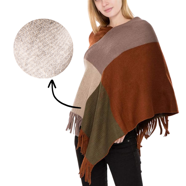 Fular elegant din lână, WLSHAWL - Image 2