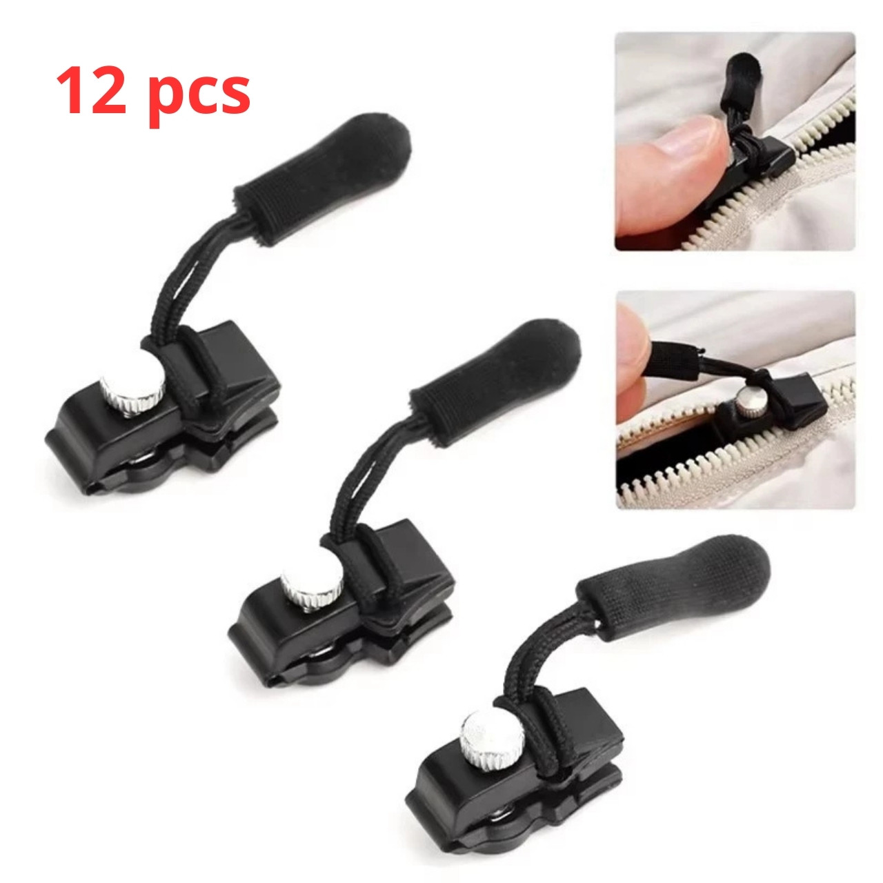 ZipFix, kit de reparare a fermoarelor multi-scop (12 piese) - Image 1