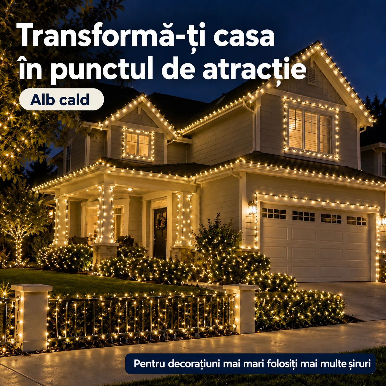 Ghirlandă Luminoasă Festivă 100mLL - Image 3