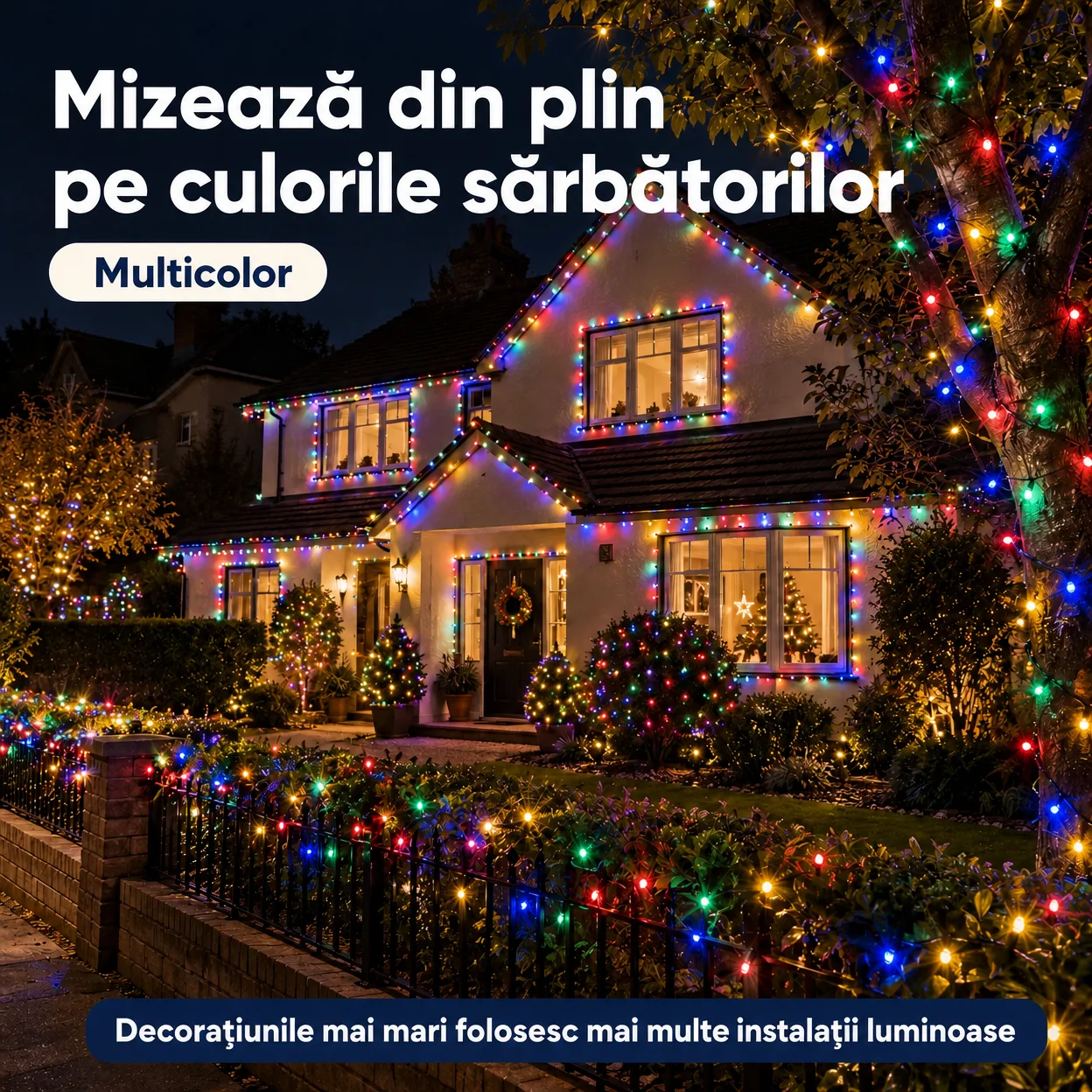 Ghirlandă Luminoasă Festivă 100mLL - Image 4