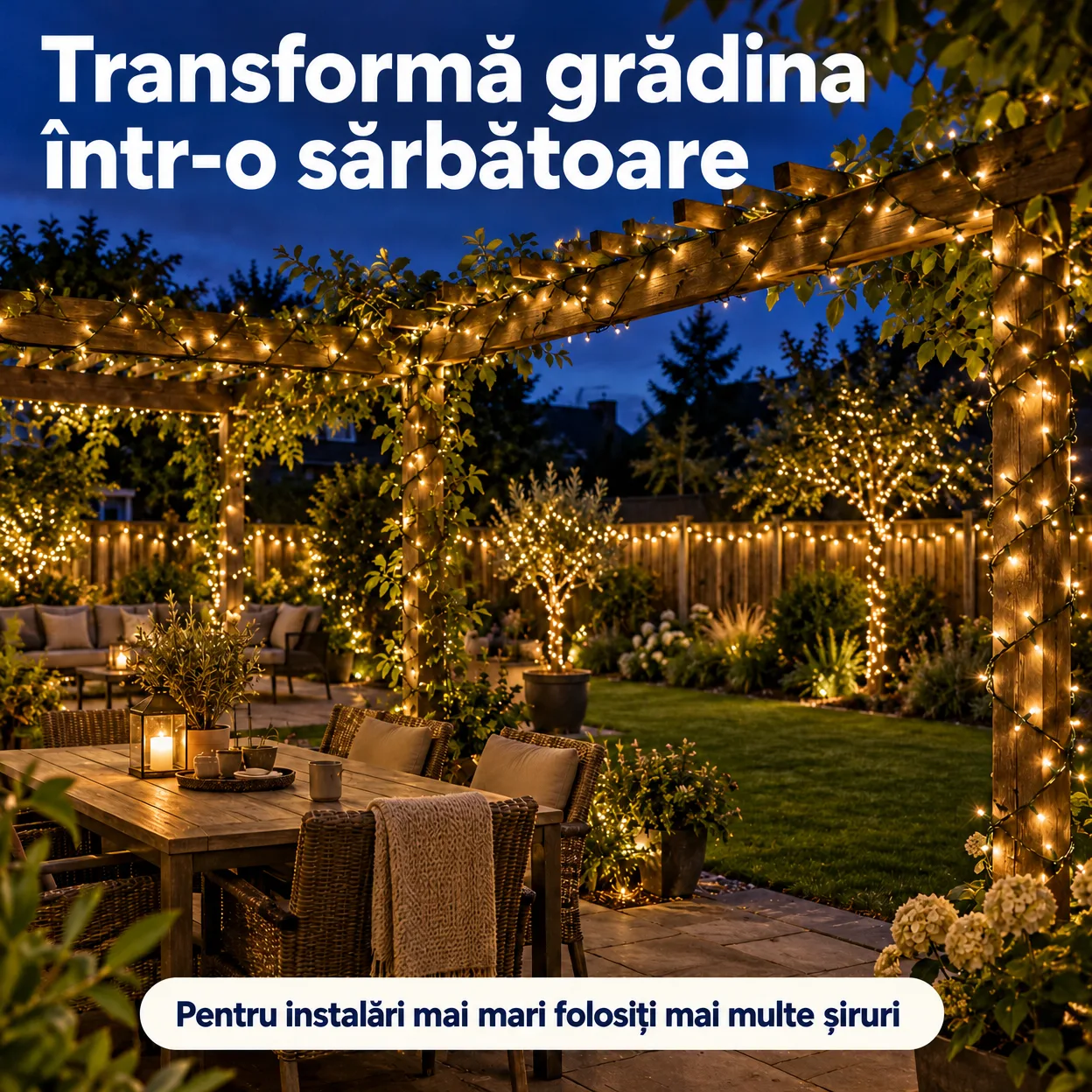 Ghirlandă Luminoasă Festivă 100mLL - Image 5