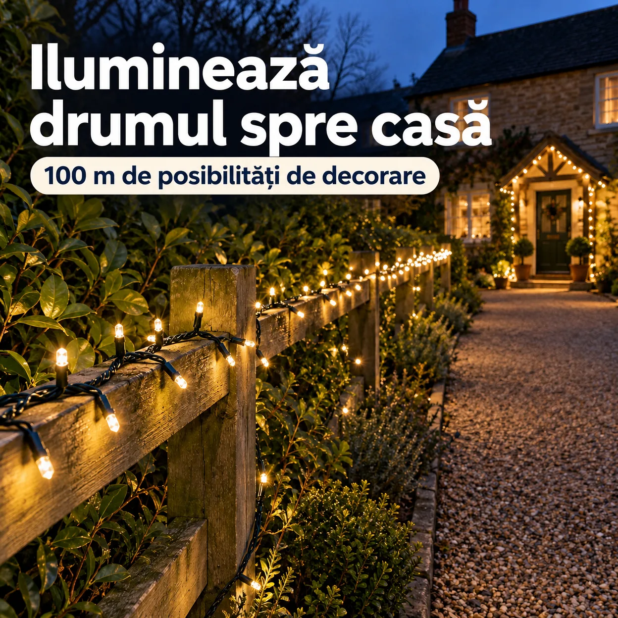 Ghirlandă Luminoasă Festivă 100mLL - Image 6