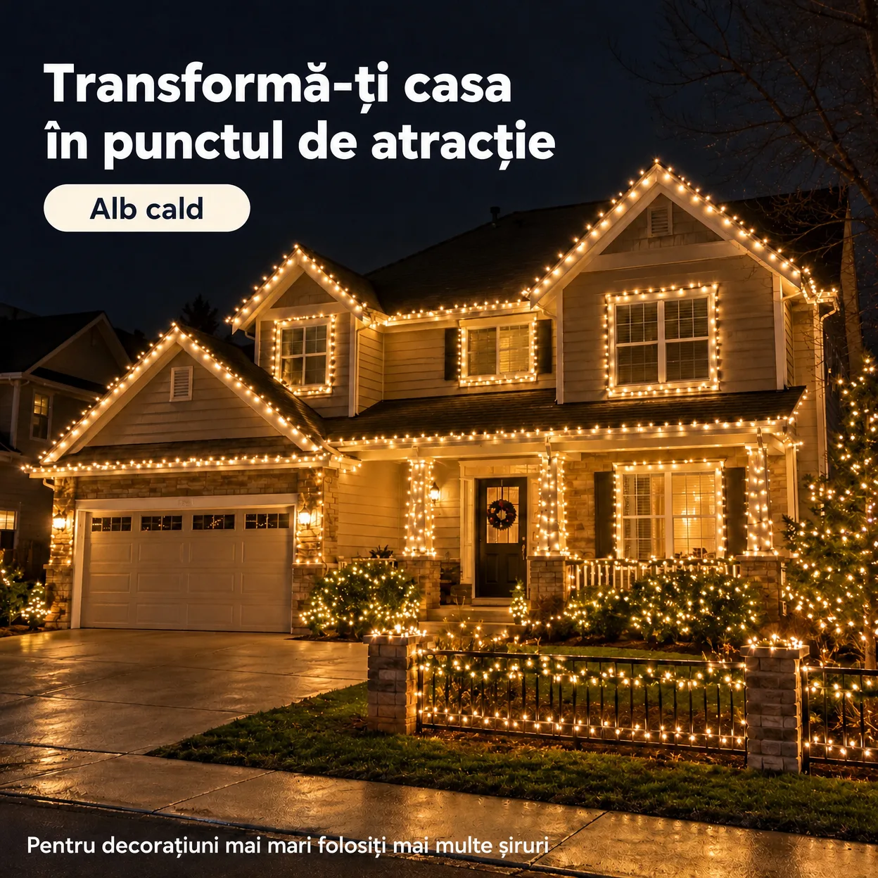 Ghirlandă Luminoasă Festivă 50mLL - Image 3