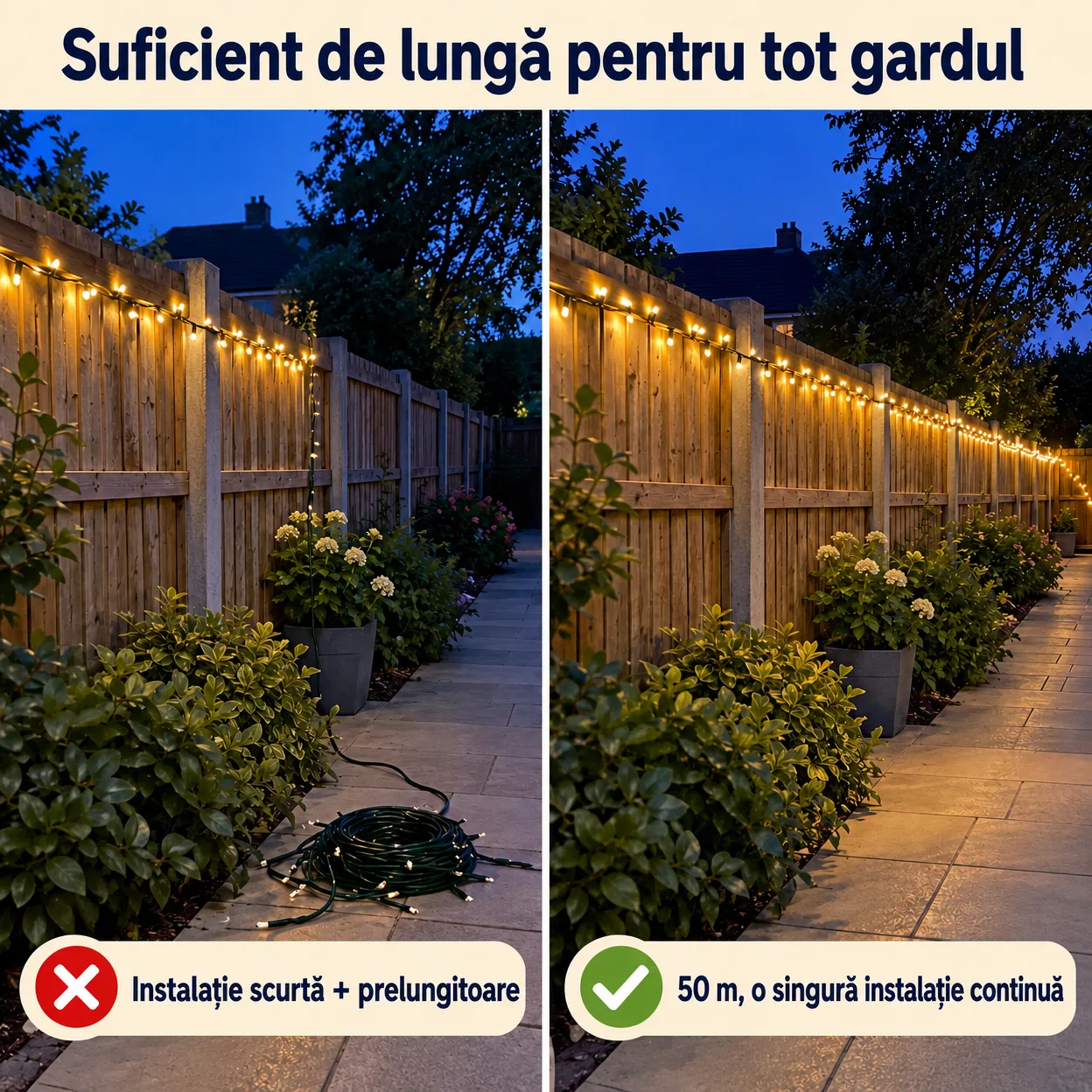 Ghirlandă Luminoasă Festivă 50mLL