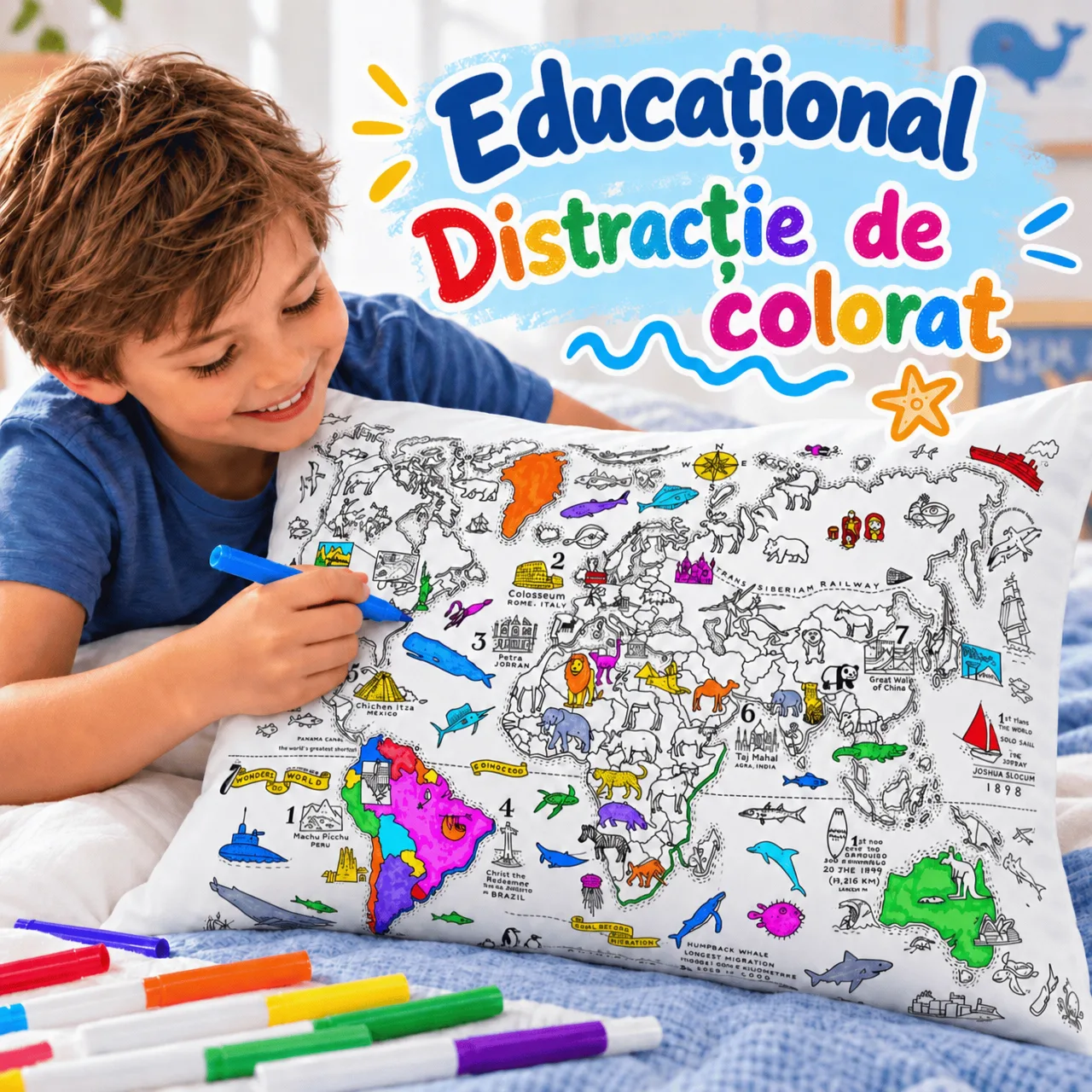 Distracție educativă prin colorat