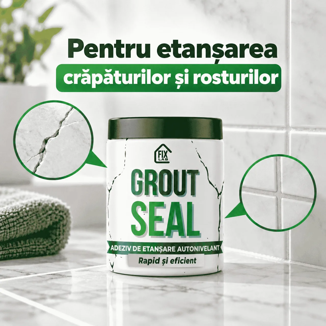 Pentru etanșarea fisurilor și rosturilor