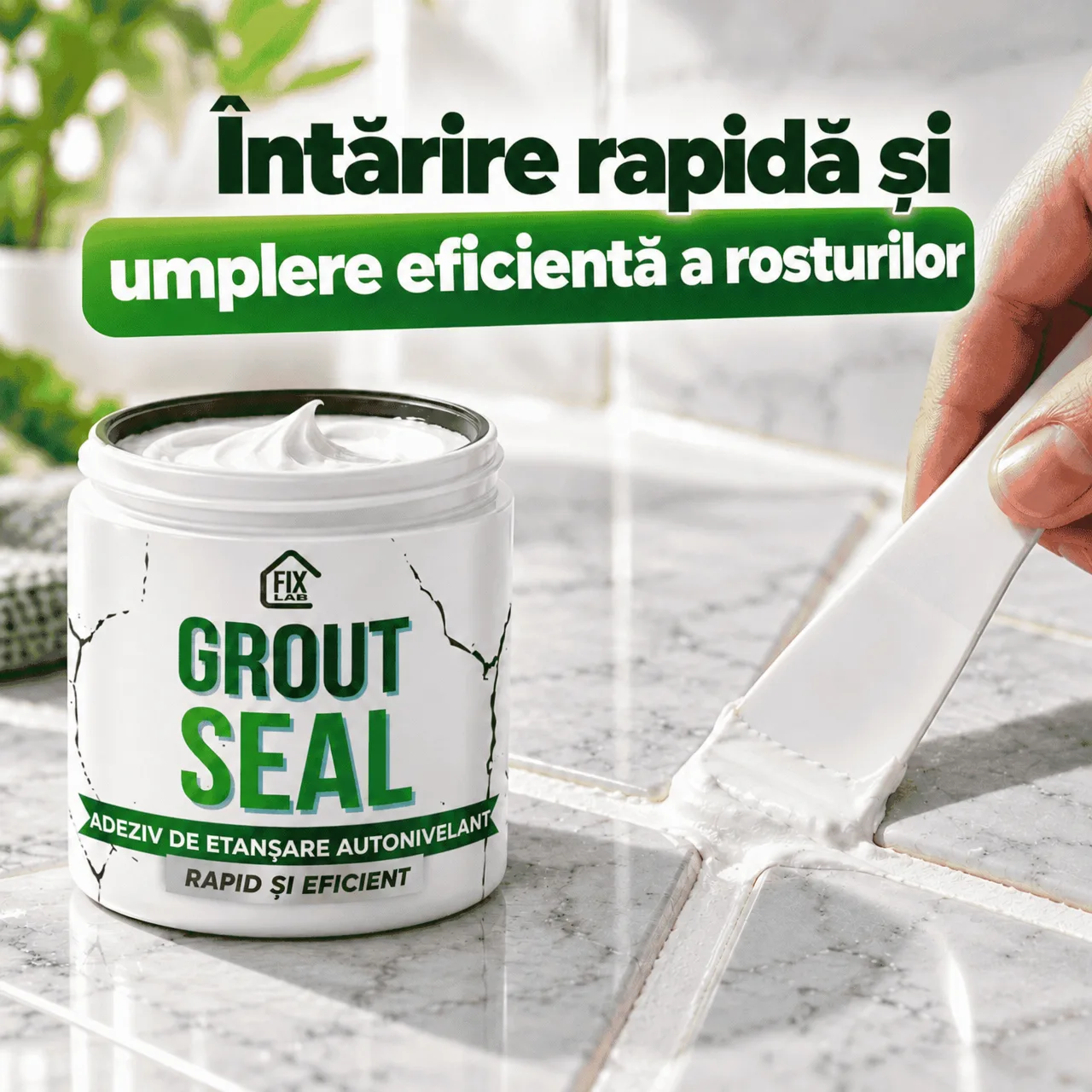 Întărire rapidă și umplere eficientă a golurilor