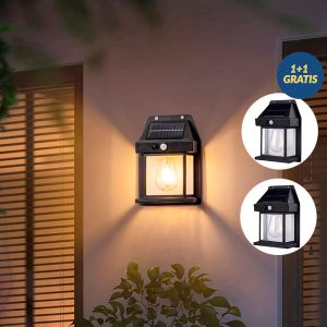 MotionLamp, lampa solara cu senzor de miscare (1+1 GRATUIT )