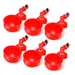 ChickenBowl, adapator de apă pentru găini și alte păsări (set de 6 bucăți)