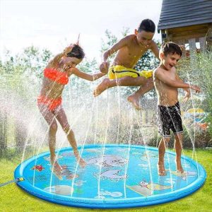 FunPool, piscină gonflabilă cu fântână incorporată pentru copii și animale de companie