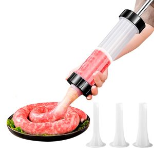 Stuffer, un dispozitiv pentru umplerea cârnaților, salamurilor și a altor alimente similare