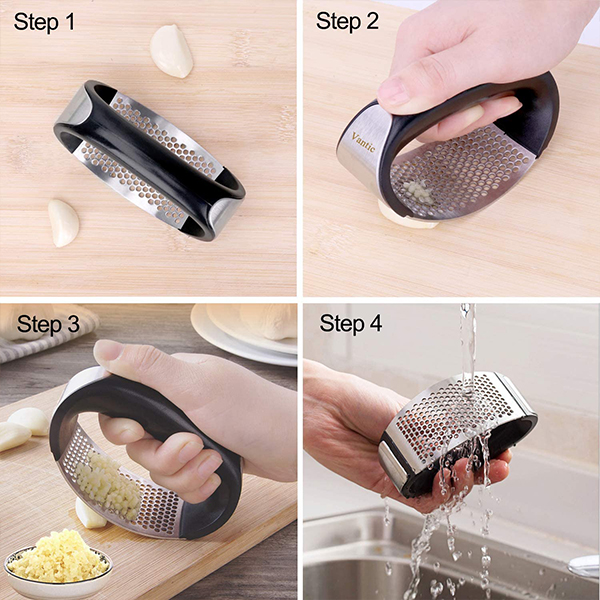 GarlicSmasher, presă pentru usturoi sau ghimbir