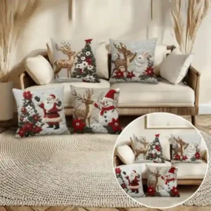 CutePillows, fețe de pernă de Crăciun (4 bucăți)