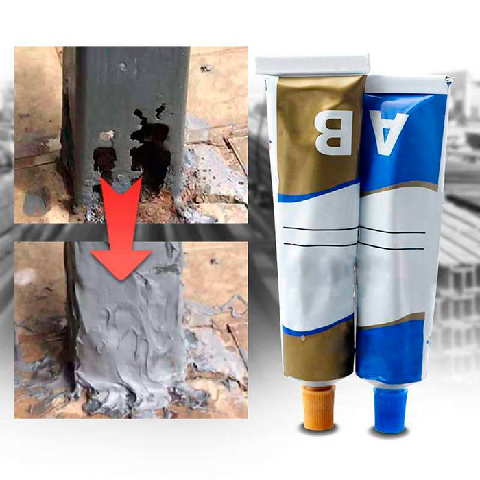 GlueStar, adeziv bicomponent pentru sudare la rece și reparații simple (2 tuburi)